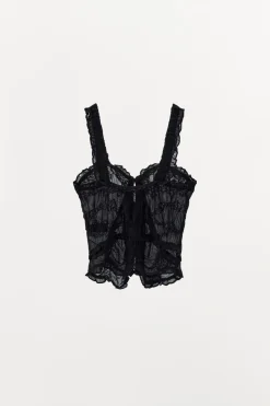 Outlet TOP TIRANTES TEXTURA Mujer Tops / Bodies|Lenceria