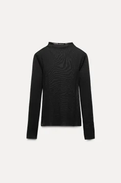 Discount TOP TUL CUELLO PERKINS Mujer Tops / Bodies