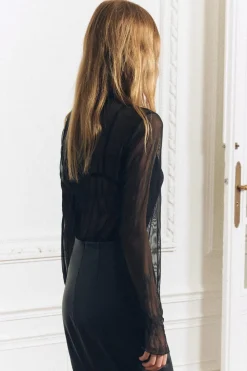 Clearance TOP TUL EFECTO ARRUGADO Mujer Tops / Bodies