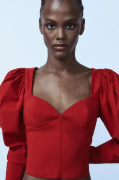 Sale TOP VOLUMEN CORAZÓN Mujer Tops / Bodies