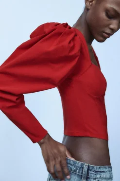 Sale TOP VOLUMEN CORAZÓN Mujer Tops / Bodies