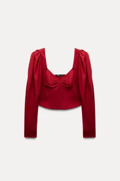 Sale TOP VOLUMEN CORAZÓN Mujer Tops / Bodies