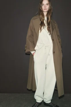 New TRENCH CAPA OVERSIZE ZW COLLECTION Mujer Abrigos / Anoraks
