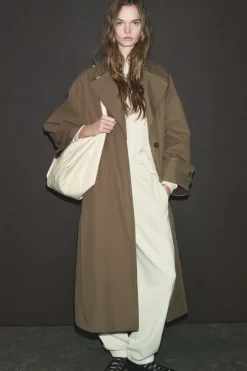 New TRENCH CAPA OVERSIZE ZW COLLECTION Mujer Abrigos / Anoraks