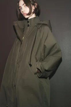 Hot TRENCH CAPUCHA WATER REPELLENT ZW COLLECTION Mujer Abrigos / Anoraks
