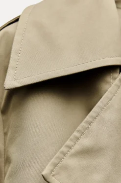 Discount TRENCH CINTURÓN WATER REPELLENT ZW COLLECTION Mujer Abrigos / Anoraks