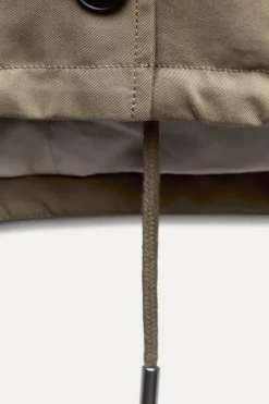 Best TRENCH CORTO CAPUCHA ZW COLLECTION Mujer Abrigos / Anoraks|Chaquetas / Cazadoras