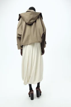 Best TRENCH CORTO CAPUCHA ZW COLLECTION Mujer Abrigos / Anoraks|Chaquetas / Cazadoras