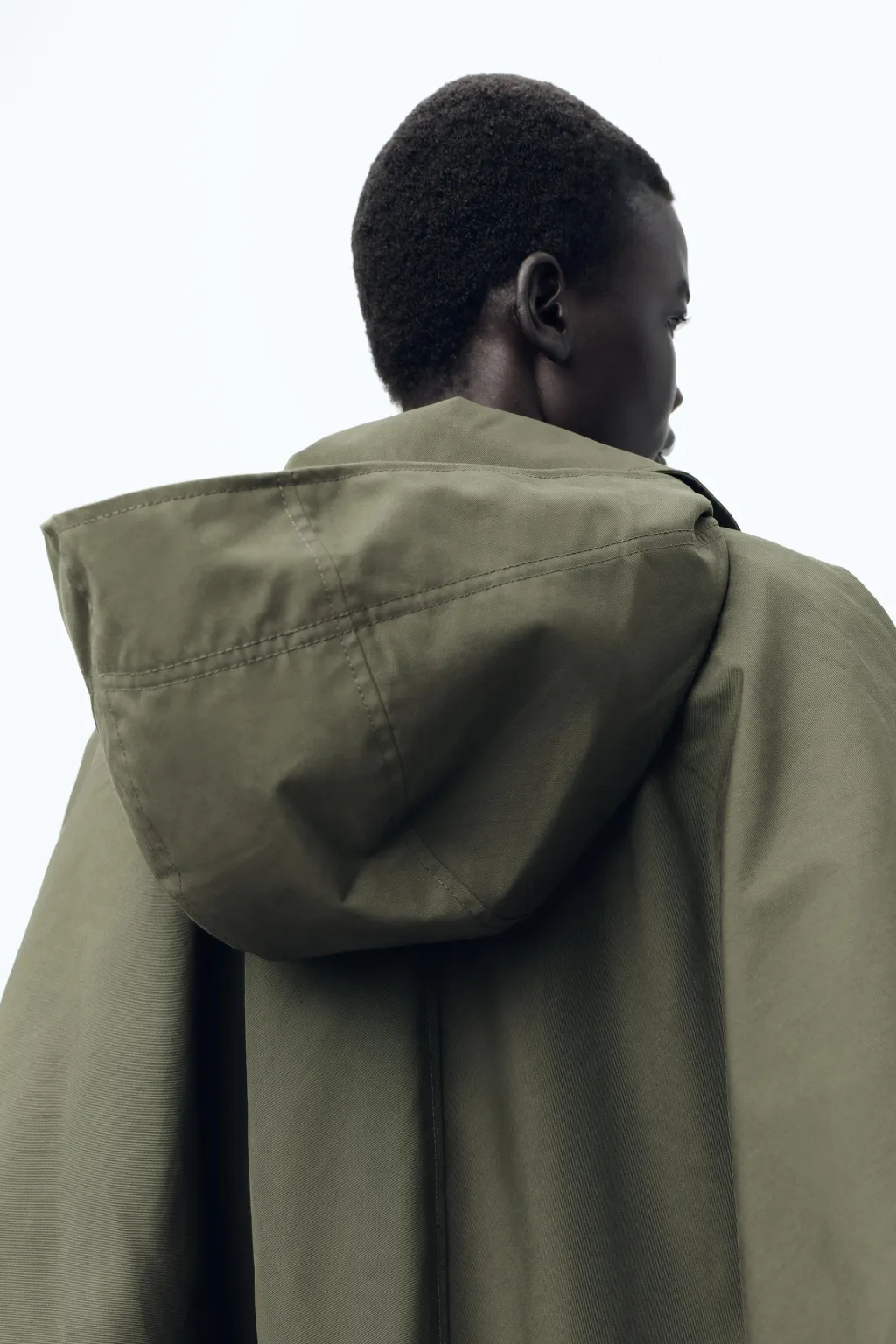 New TRENCH CORTO CAPUCHA ZW COLLECTION Mujer Abrigos / Anoraks|Chaquetas / Cazadoras