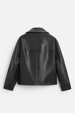 Fashion TRENCH CROPPED FIT PIEL Hombre Piel