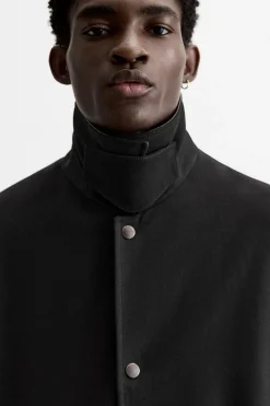 Clearance TRENCH CUELLO PIEL LIMITED EDITION Hombre Cazadoras|Abrigos / Gabardinas