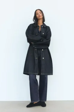 Hot TRENCH DENIM TRF Mujer Chaquetas / Cazadoras