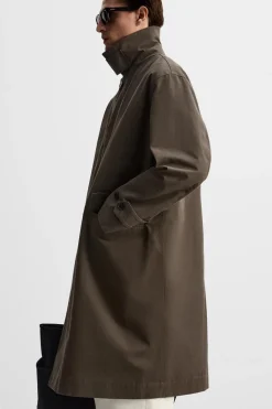 Outlet TRENCH EFECTO ENCERADO Hombre Cazadoras|Abrigos / Gabardinas