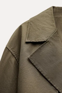 New TRENCH LARGO CINTURÓN Mujer Abrigos / Anoraks