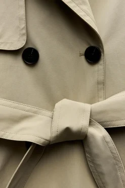 Discount TRENCH MIDI CINTURÓN WATER REPELLENT Mujer Abrigos / Anoraks