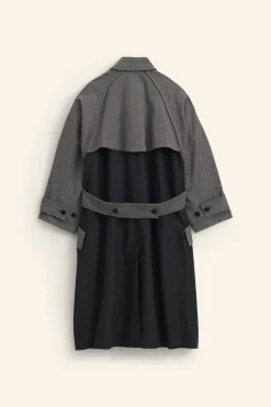 Online TRENCH OVERSIZE FIT COMBINADO LIMITED EDITION Hombre Cazadoras|Abrigos / Gabardinas