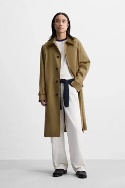 Online TRENCH OVERSIZE FIT TWILL Hombre Cazadoras|Abrigos / Gabardinas