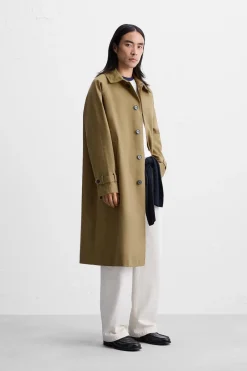 Online TRENCH OVERSIZE FIT TWILL Hombre Cazadoras|Abrigos / Gabardinas