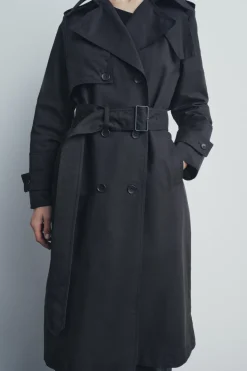 Clearance TRENCH OVERSIZE ZW COLLECTION Mujer Abrigos / Anoraks