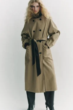 Clearance TRENCH REVERSIBLE ZW COLLECTION Mujer Abrigos / Anoraks