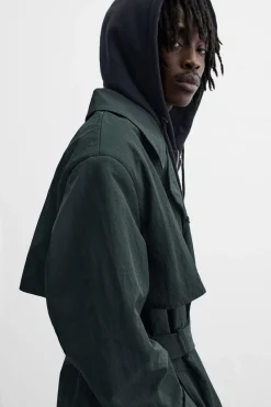 Outlet TRENCH TÉCNICO RELAXED FIT Hombre Cazadoras|Abrigos / Gabardinas