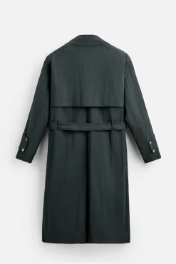 Outlet TRENCH TÉCNICO RELAXED FIT Hombre Cazadoras|Abrigos / Gabardinas