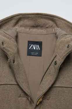 Niños ZARA 6 - 14 Años·Abrigos<TRENKA PAÑO CON LANA