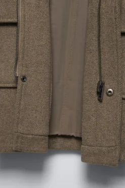 Niños ZARA 6 - 14 Años·Abrigos<TRENKA PAÑO CON LANA