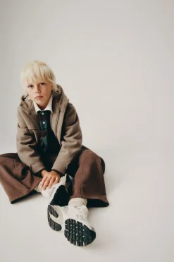 Niños ZARA 6 - 14 Años·Abrigos<TRENKA PAÑO CON LANA