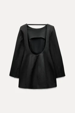 Fashion VESTIDO ABERTURA ESPALDA ZW COLLECTION Mujer Vestidos