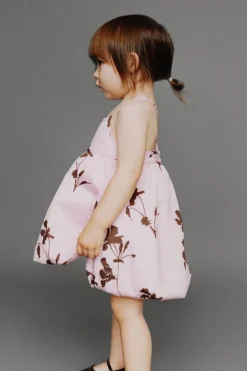 Niños ZARA 6 - 18 Meses·Vestidos / Monos<VESTIDO ACOLCHADO FLORES