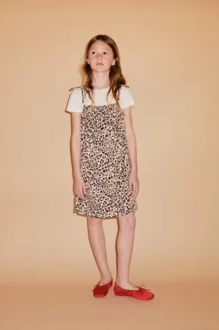 Niños ZARA 6 - 14 Años·Vestidos / Monos<VESTIDO ANIMAL PRINT COMBINADO CAMISETA