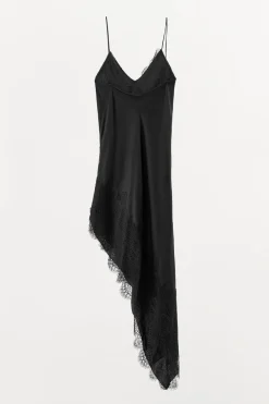 Sale VESTIDO ASIMÉTRICO ENCAJE Mujer Vestidos