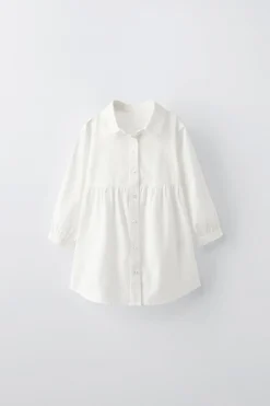 Niños ZARA 1½ - 6 Años·Vestidos / Petos|6 - 18 Meses·Vestidos / Monos<VESTIDO CAMISERO BANDANA PUNTO