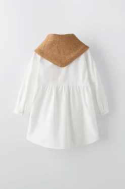 Niños ZARA 1½ - 6 Años·Vestidos / Petos|6 - 18 Meses·Vestidos / Monos<VESTIDO CAMISERO BANDANA PUNTO