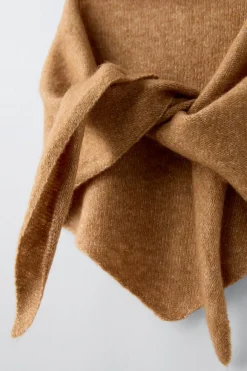 Niños ZARA 1½ - 6 Años·Vestidos / Petos|6 - 18 Meses·Vestidos / Monos<VESTIDO CAMISERO BANDANA PUNTO