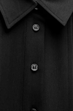 Best VESTIDO CAMISERO BOTONES ZW COLLECTION Mujer Vestidos