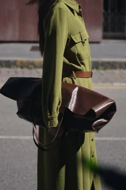 Online VESTIDO CAMISERO CINTURÓN Mujer Vestidos