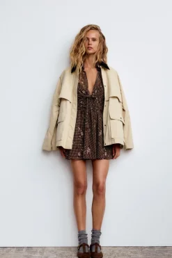 Hot VESTIDO CAMISERO ESTAMPADO Mujer Vestidos