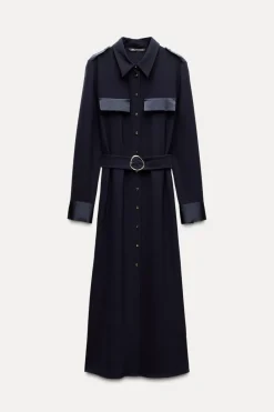 Best VESTIDO CAMISERO MIDI Mujer Vestidos