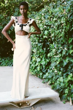 Best VESTIDO CAMISÓN CUT OUT Mujer Vestidos