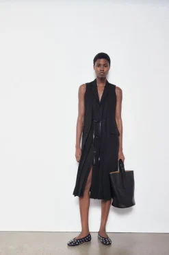 Best VESTIDO CHALECO CINTURÓN ZW COLLECTION Mujer Vestidos