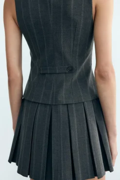 Clearance VESTIDO CHALECO RAYAS TABLAS Mujer Vestidos