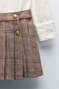 Niños ZARA 6 - 14 Años·Vestidos / Monos<VESTIDO COMBINADO