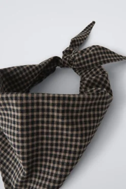 Niños ZARA 1½ - 6 Años·Vestidos / Petos|1½ - 6 Años·Punto<VESTIDO COMBINADO CON PAÑOLETA CUADROS