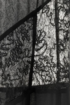 Clearance VESTIDO COMBINADO ENCAJE ABALORIOS Mujer Vestidos|Lenceria