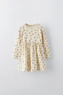 Niños ZARA 1½ - 6 Años·Vestidos / Petos|1½ - 6 Años·Total Look<VESTIDO COMBINADO FLORES