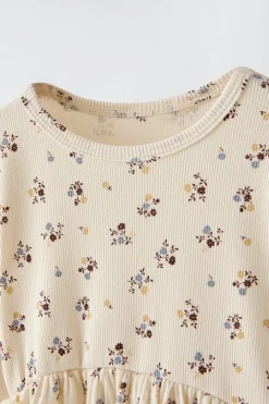 Niños ZARA 1½ - 6 Años·Vestidos / Petos|1½ - 6 Años·Total Look<VESTIDO COMBINADO FLORES