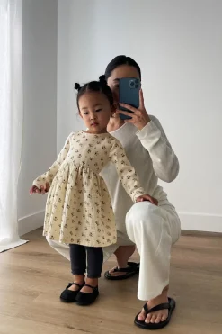 Niños ZARA 1½ - 6 Años·Vestidos / Petos|1½ - 6 Años·Total Look<VESTIDO COMBINADO FLORES