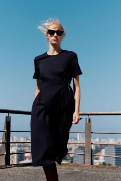 Best VESTIDO COMBINADO HEBILLAS Mujer Vestidos